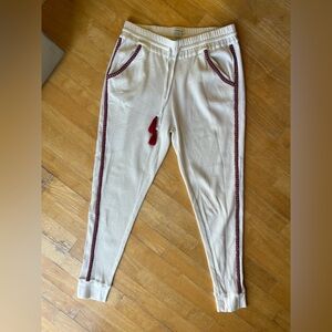 Sundance Cream Joggers 100 percent Cotton
